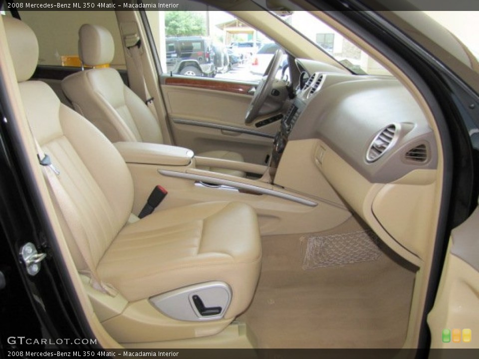 Macadamia Interior Front Seat for the 2008 Mercedes-Benz ML 350 4Matic #68625466