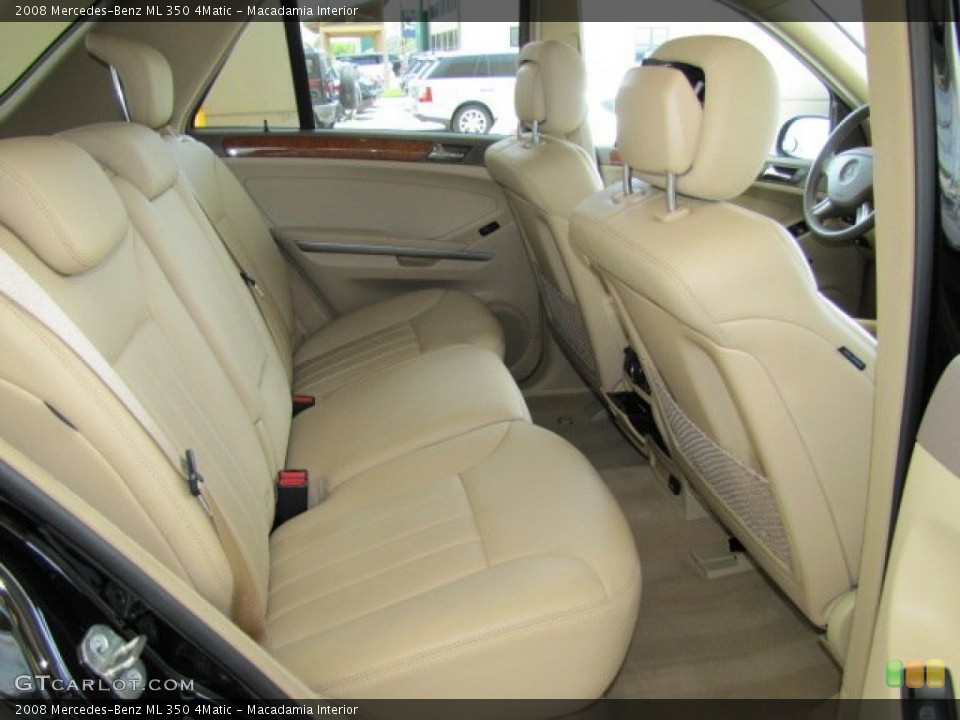 Macadamia Interior Rear Seat for the 2008 Mercedes-Benz ML 350 4Matic #68625484