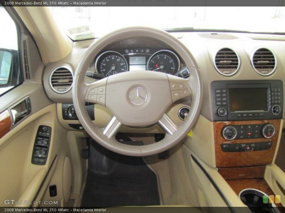 Macadamia Interior Steering Wheel for the 2008 Mercedes-Benz ML 350 4Matic #68625538