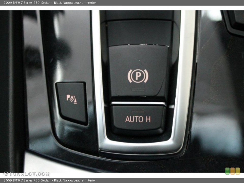 Black Nappa Leather Interior Controls for the 2009 BMW 7 Series 750i Sedan #68626231
