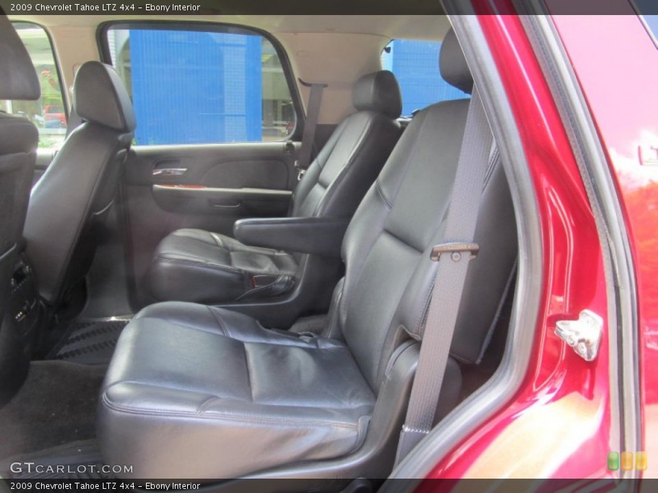 Ebony Interior Rear Seat for the 2009 Chevrolet Tahoe LTZ 4x4 #68626578