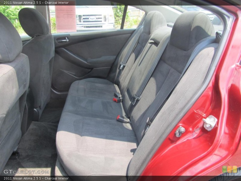 Charcoal Interior Rear Seat for the 2011 Nissan Altima 2.5 S #68627786