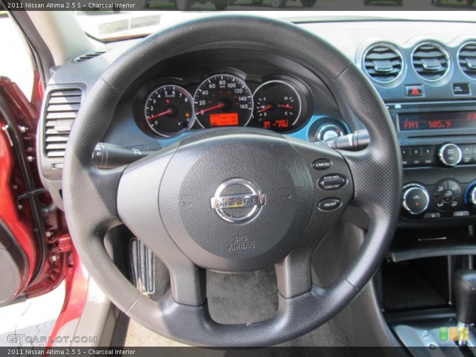 Charcoal Interior Steering Wheel for the 2011 Nissan Altima 2.5 S #68627792