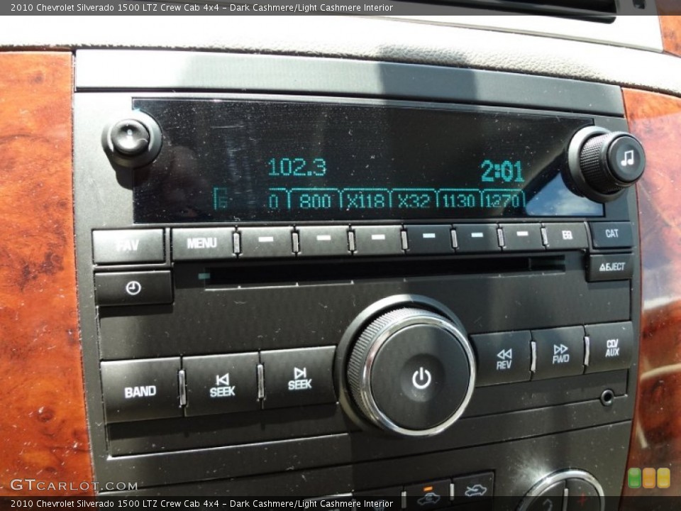 Dark Cashmere/Light Cashmere Interior Audio System for the 2010 Chevrolet Silverado 1500 LTZ Crew Cab 4x4 #68627939