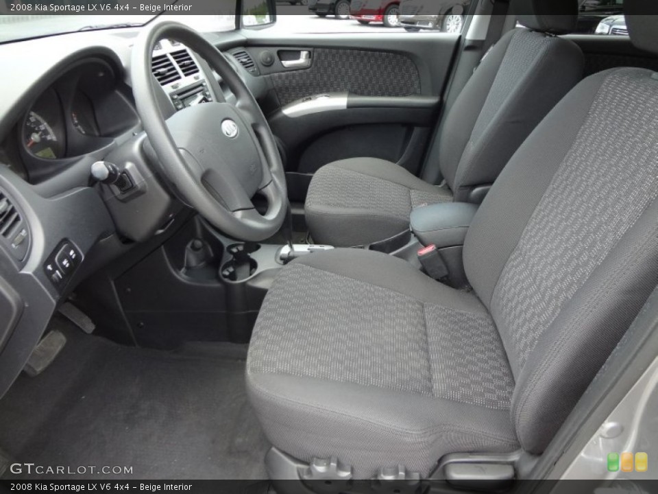 Beige Interior Front Seat for the 2008 Kia Sportage LX V6 4x4 #68628136