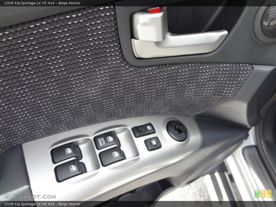Beige Interior Controls for the 2008 Kia Sportage LX V6 4x4 #68628220
