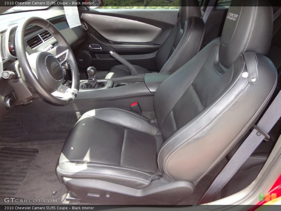 Black Interior Front Seat for the 2010 Chevrolet Camaro SS/RS Coupe #68628547