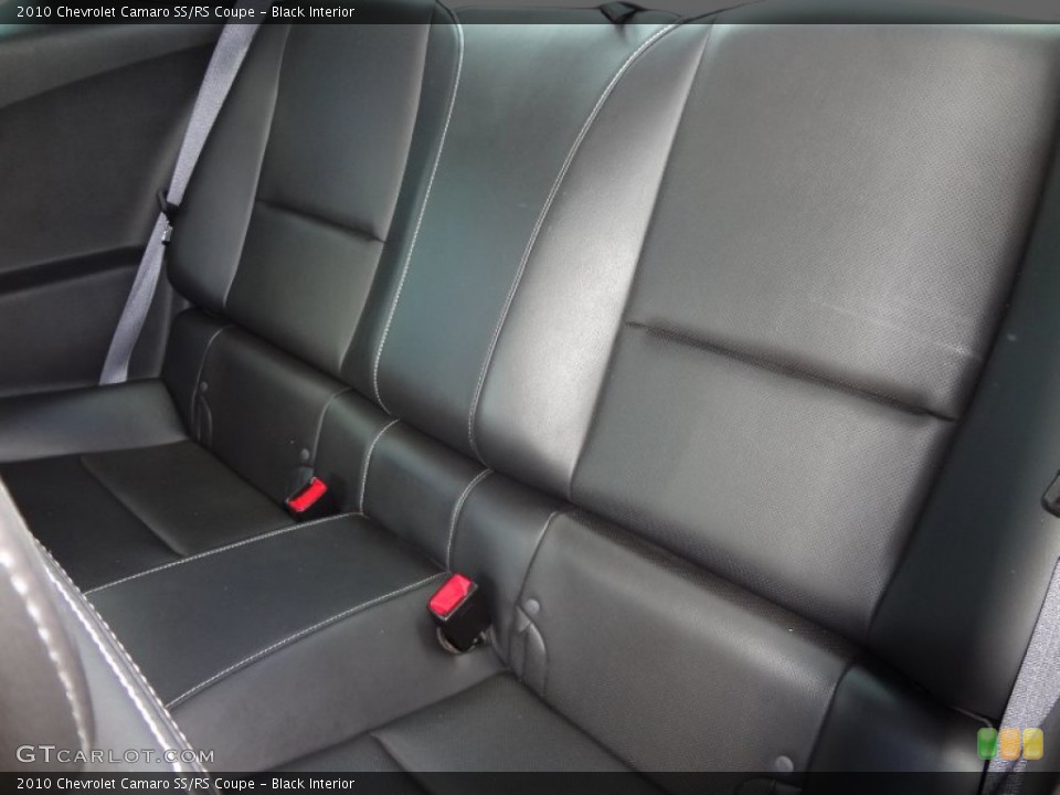 Black Interior Rear Seat for the 2010 Chevrolet Camaro SS/RS Coupe #68628550