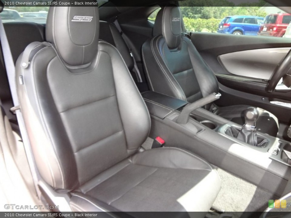Black Interior Front Seat for the 2010 Chevrolet Camaro SS/RS Coupe #68628571