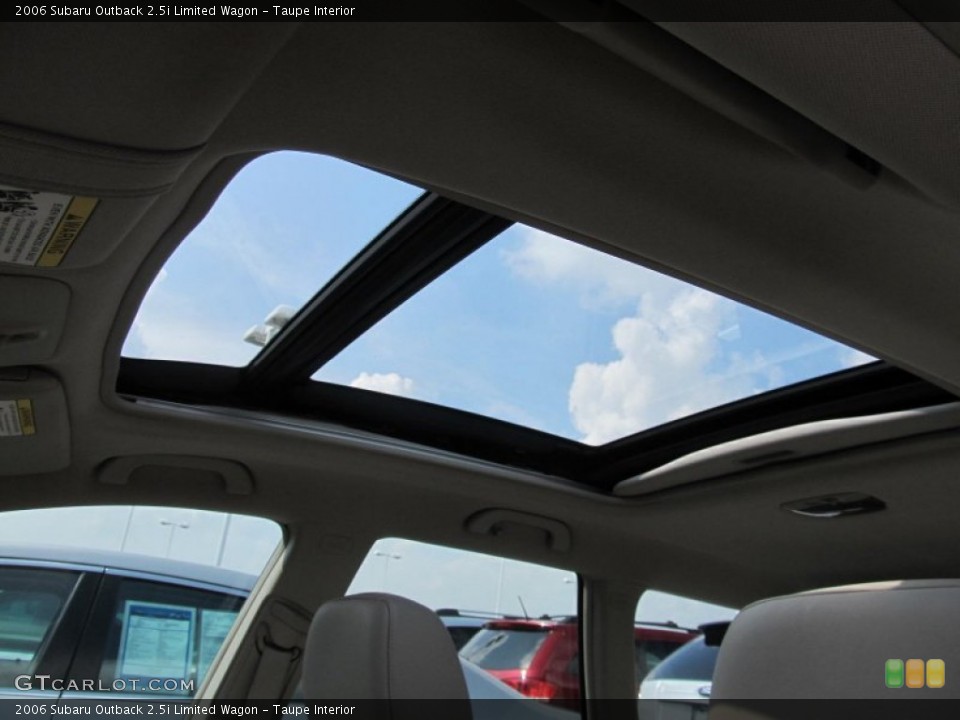 Taupe Interior Sunroof for the 2006 Subaru Outback 2.5i Limited Wagon #68629415