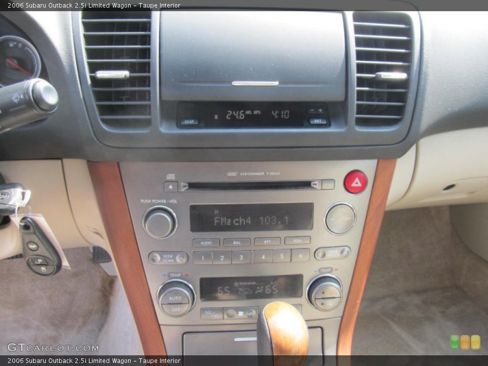Taupe Interior Controls for the 2006 Subaru Outback 2.5i Limited Wagon #68629421