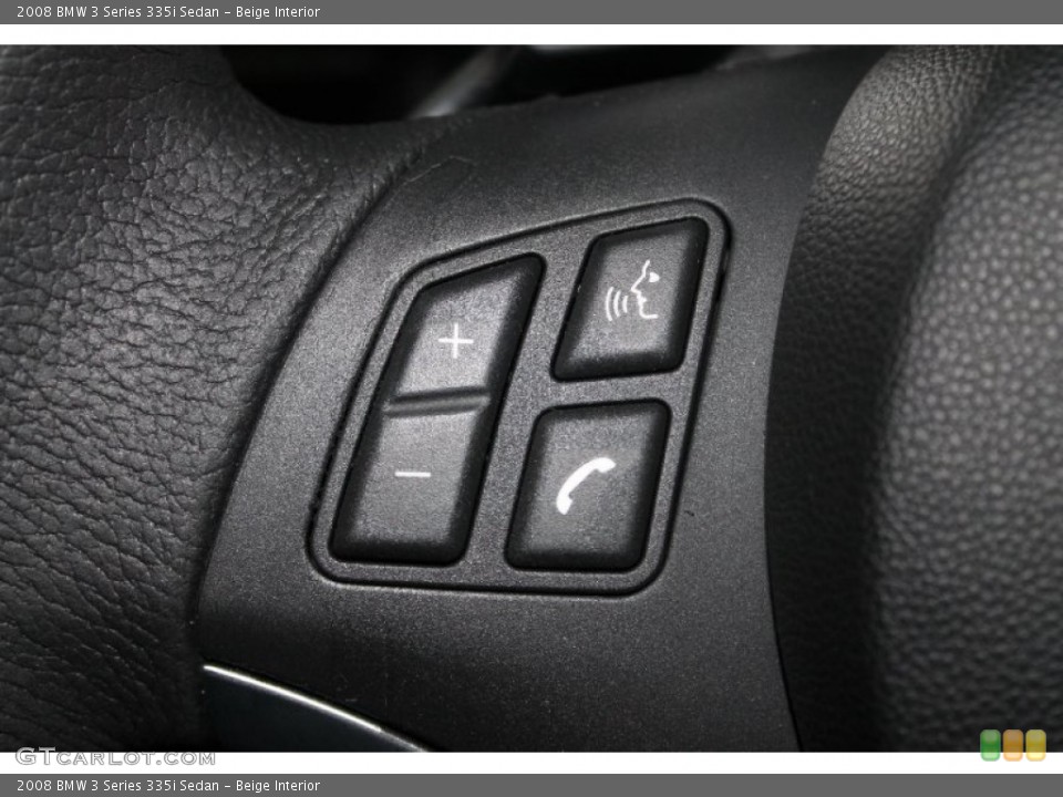 Beige Interior Controls for the 2008 BMW 3 Series 335i Sedan #68633089