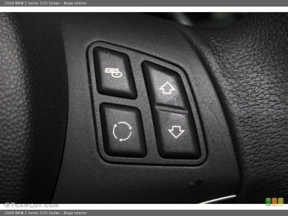 Beige Interior Controls for the 2008 BMW 3 Series 335i Sedan #68633098