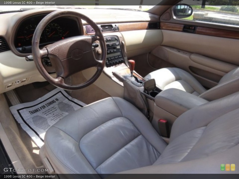 Beige Interior Photo for the 1998 Lexus SC 400 #68634758