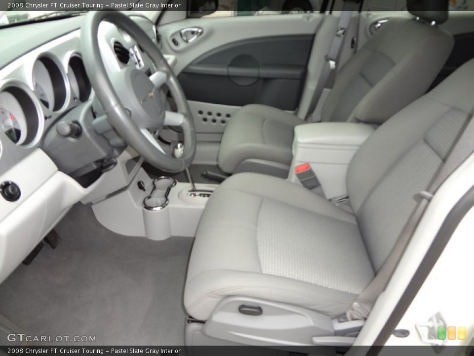 Pastel Slate Gray Interior Front Seat for the 2008 Chrysler PT Cruiser Touring #68640988