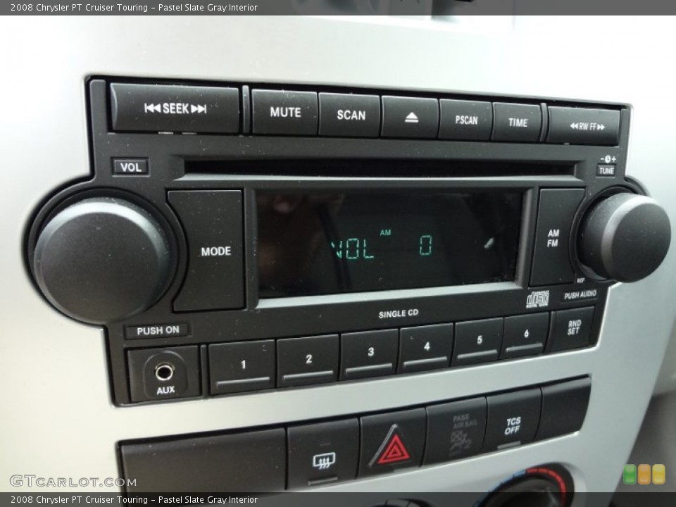 Pastel Slate Gray Interior Audio System for the 2008 Chrysler PT Cruiser Touring #68641144