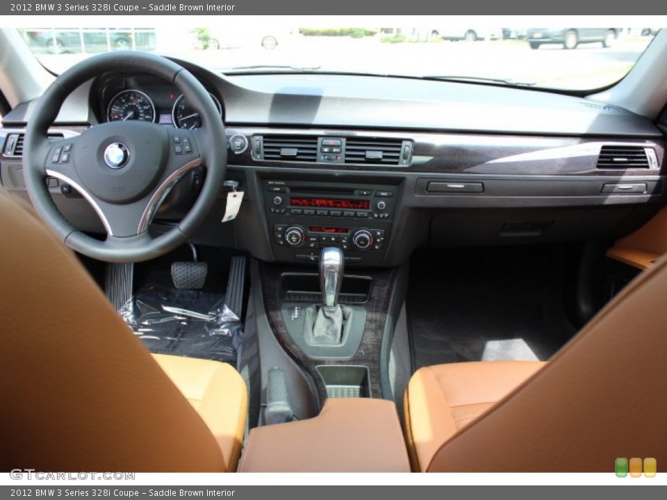 Saddle Brown Interior Dashboard for the 2012 BMW 3 Series 328i Coupe #68641447