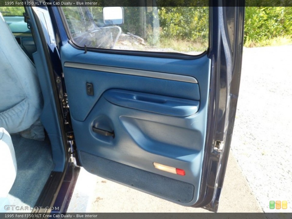 Blue Interior Door Panel for the 1995 Ford F350 XLT Crew Cab Dually #68641477