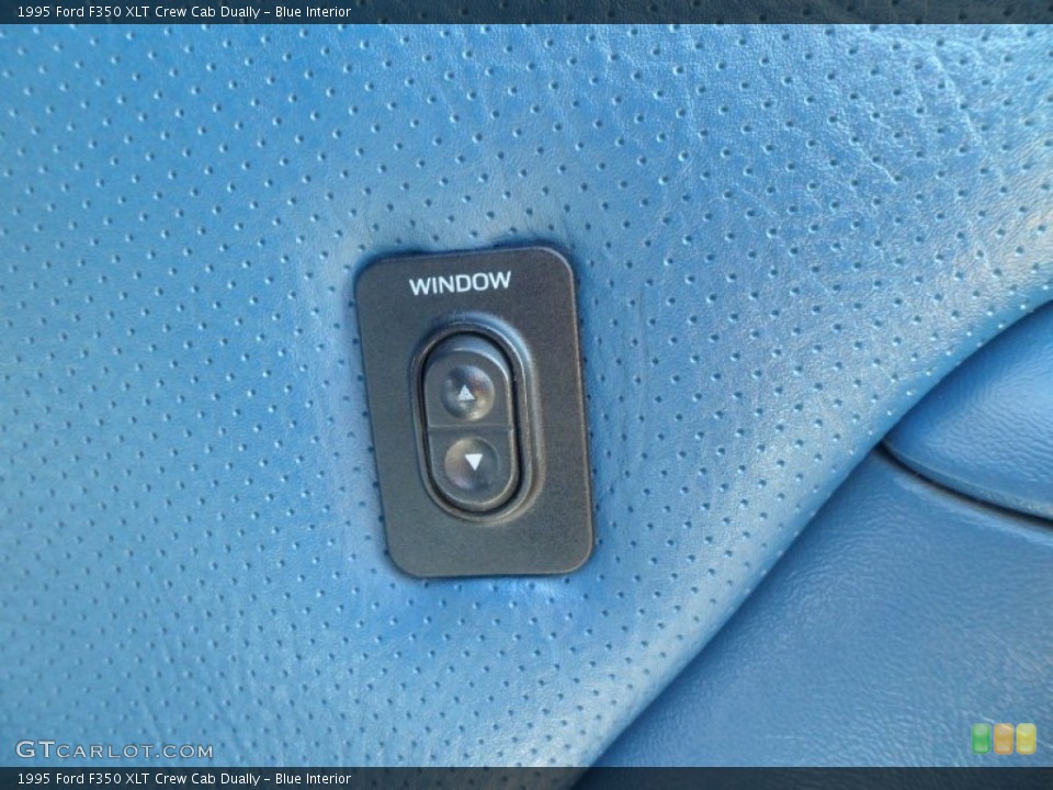Blue Interior Controls for the 1995 Ford F350 XLT Crew Cab Dually #68641486