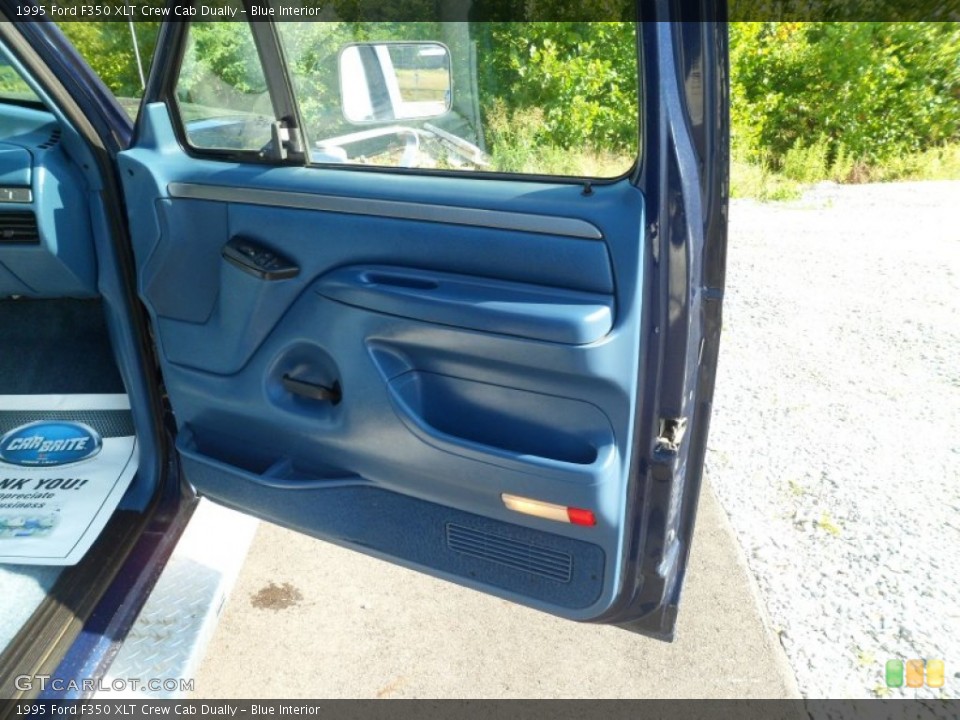 Blue Interior Door Panel for the 1995 Ford F350 XLT Crew Cab Dually #68641507