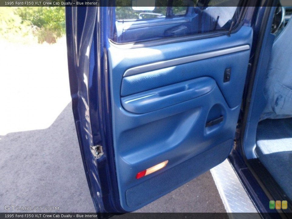 Blue Interior Door Panel for the 1995 Ford F350 XLT Crew Cab Dually #68641528