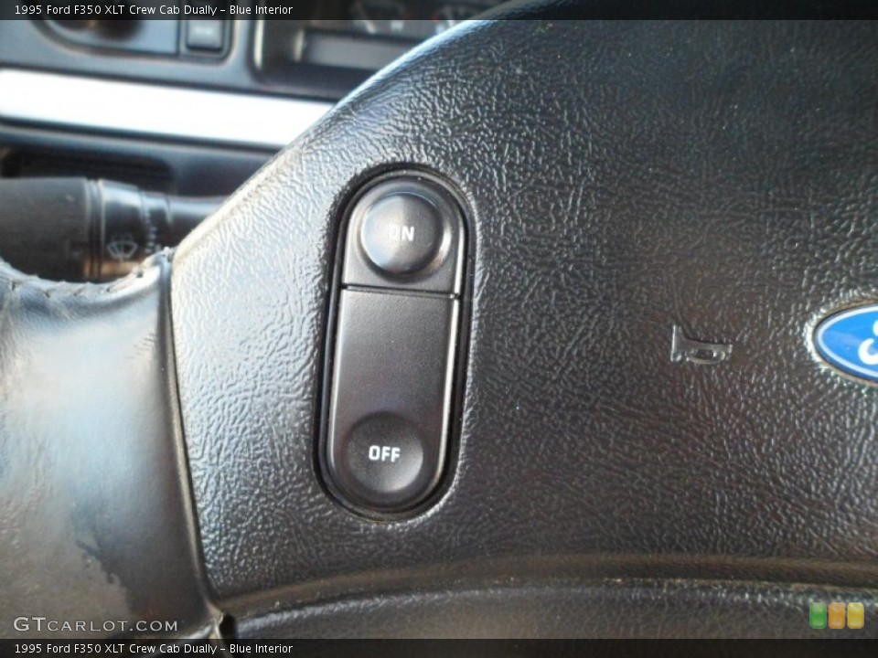 Blue Interior Steering Wheel for the 1995 Ford F350 XLT Crew Cab Dually #68641627