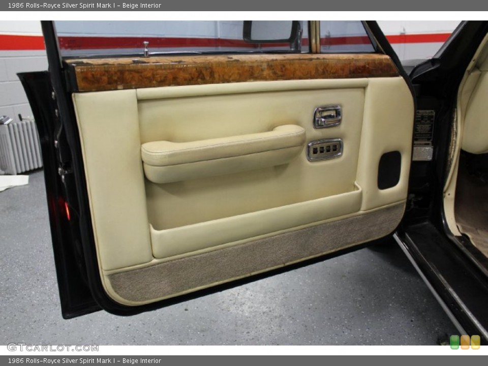 Beige Interior Door Panel for the 1986 Rolls-Royce Silver Spirit Mark I #68643988