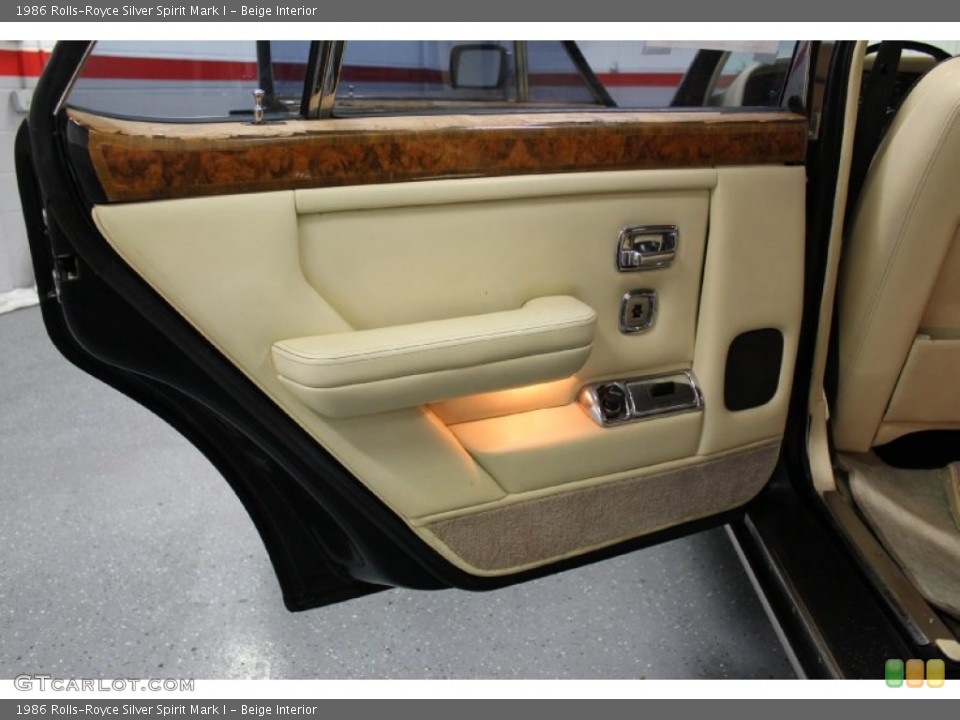 Beige Interior Door Panel for the 1986 Rolls-Royce Silver Spirit Mark I #68644217