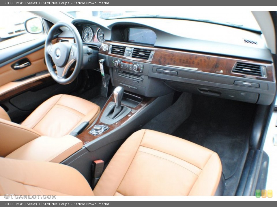 Saddle Brown Interior Photo for the 2012 BMW 3 Series 335i xDrive Coupe #68646403