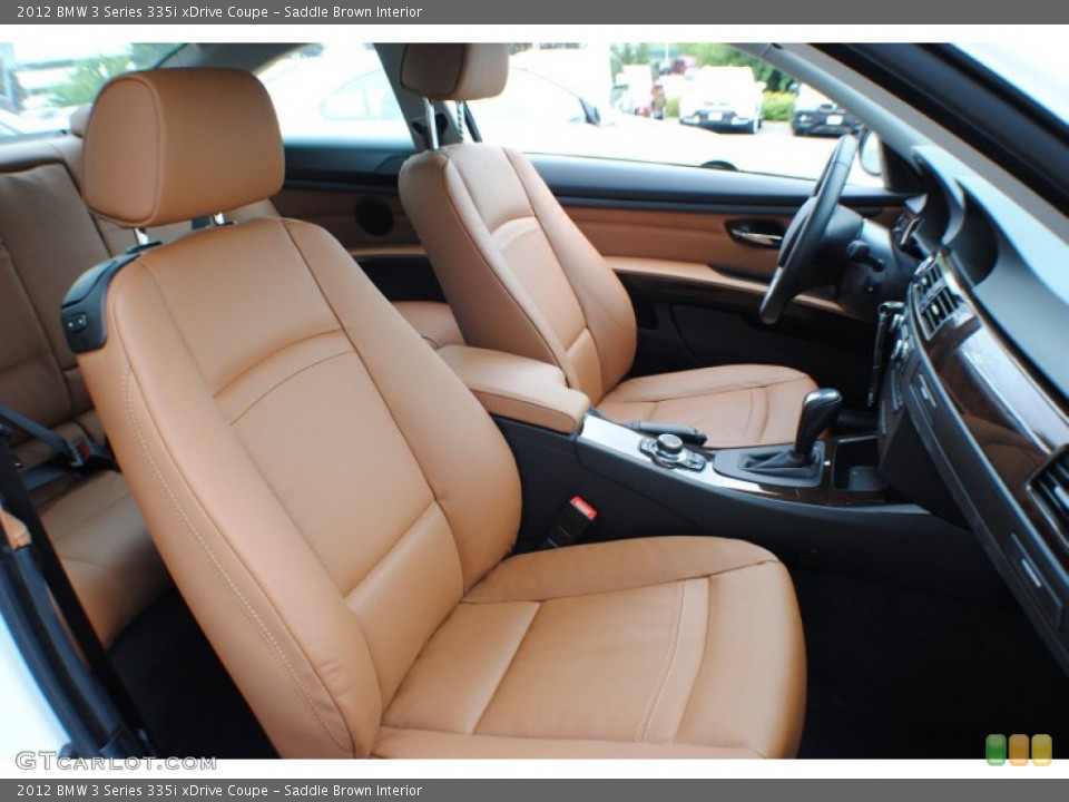 Saddle Brown Interior Photo for the 2012 BMW 3 Series 335i xDrive Coupe #68646412