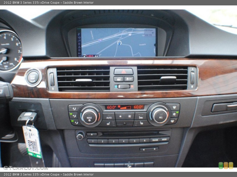 Saddle Brown Interior Navigation for the 2012 BMW 3 Series 335i xDrive Coupe #68646439