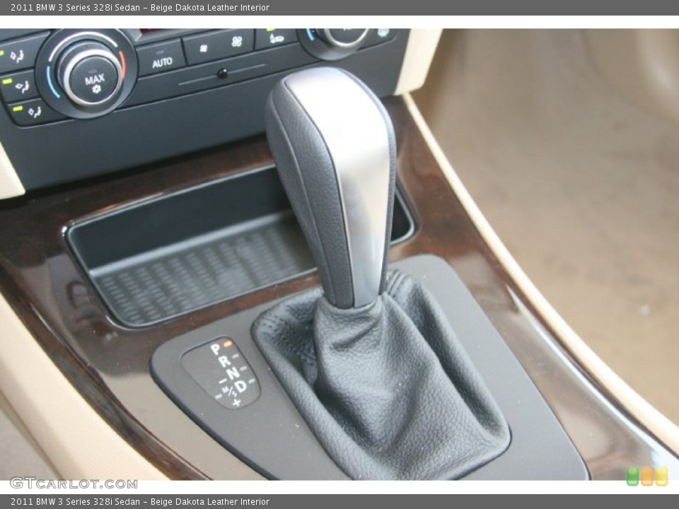 Beige Dakota Leather Interior Transmission for the 2011 BMW 3 Series 328i Sedan #68647361