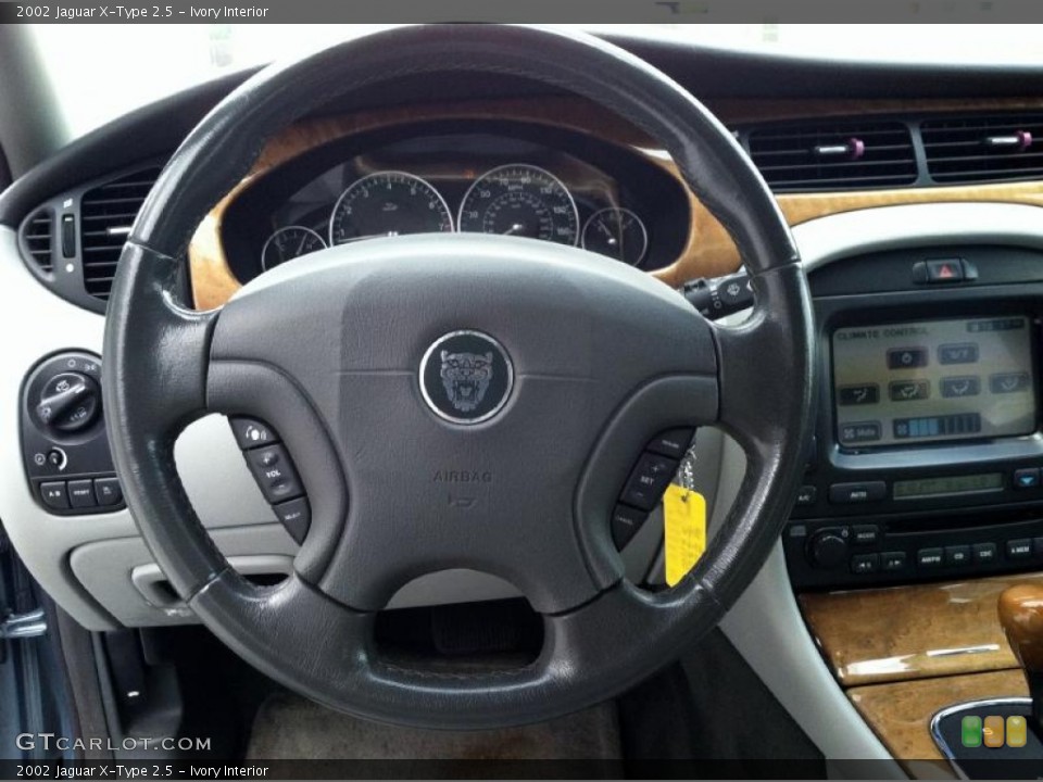 Ivory Interior Steering Wheel for the 2002 Jaguar X-Type 2.5 #68649420