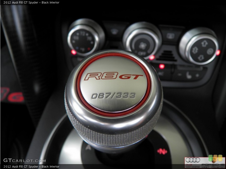 Black Interior Transmission for the 2012 Audi R8 GT Spyder #68651664