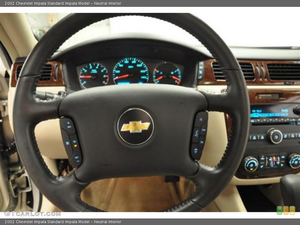 Neutral Interior Steering Wheel for the 2002 Chevrolet Impala  #68652218