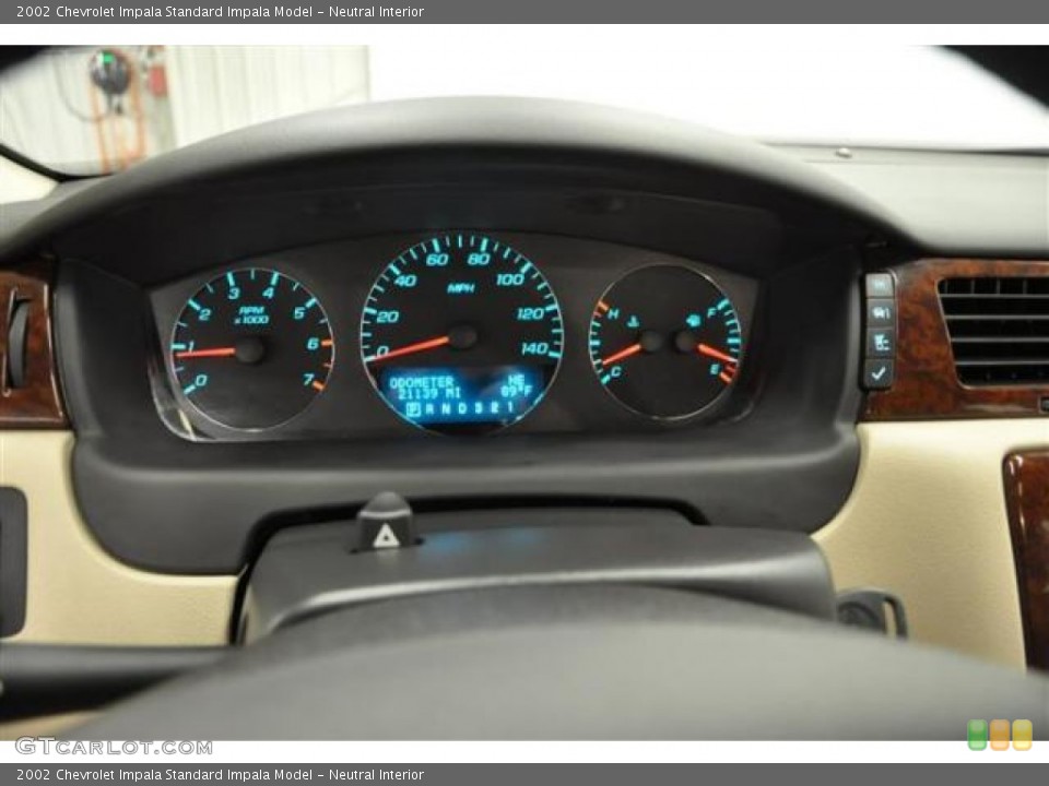 Neutral Interior Gauges for the 2002 Chevrolet Impala  #68652227