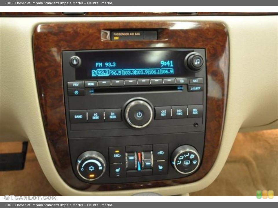Neutral Interior Controls for the 2002 Chevrolet Impala  #68652244