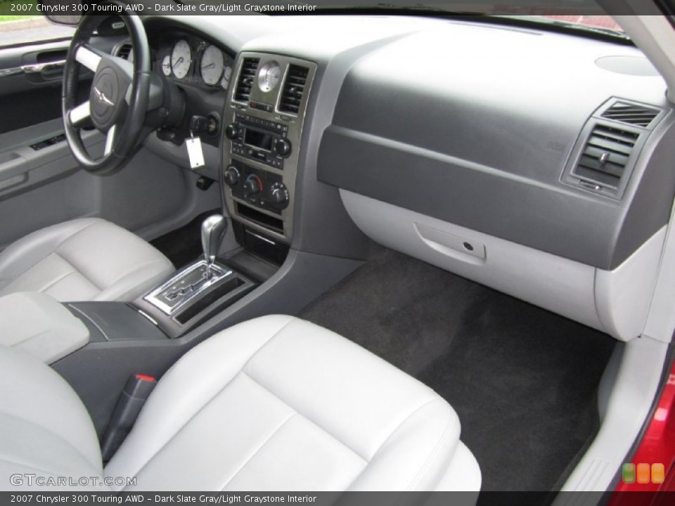 Dark Slate Gray/Light Graystone Interior Dashboard for the 2007 Chrysler 300 Touring AWD #68653571