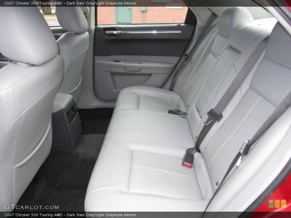 Dark Slate Gray/Light Graystone Interior Rear Seat for the 2007 Chrysler 300 Touring AWD #68653581