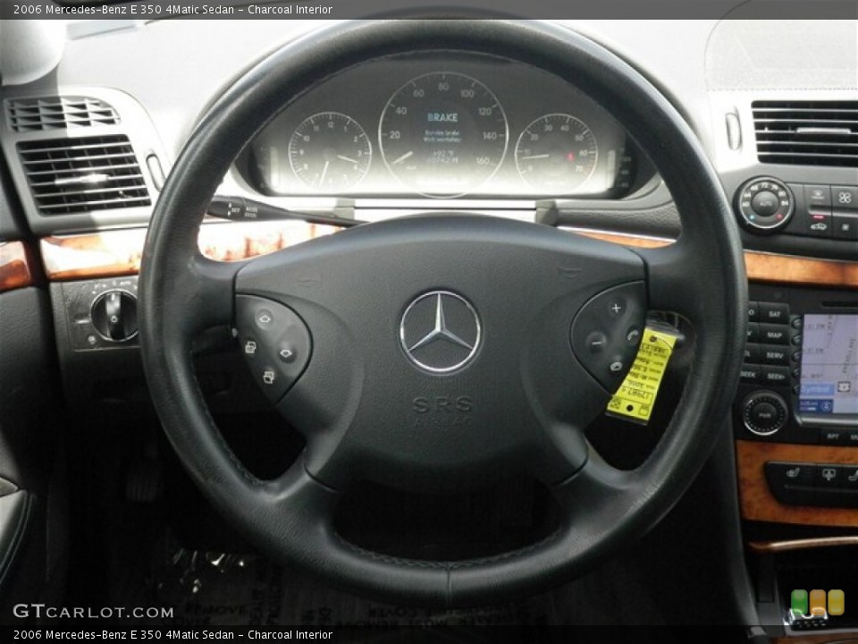 Charcoal Interior Steering Wheel for the 2006 Mercedes-Benz E 350 4Matic Sedan #68655670