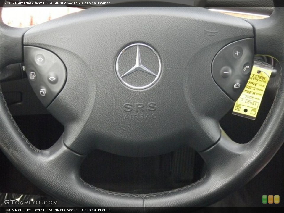 Charcoal Interior Steering Wheel for the 2006 Mercedes-Benz E 350 4Matic Sedan #68655679