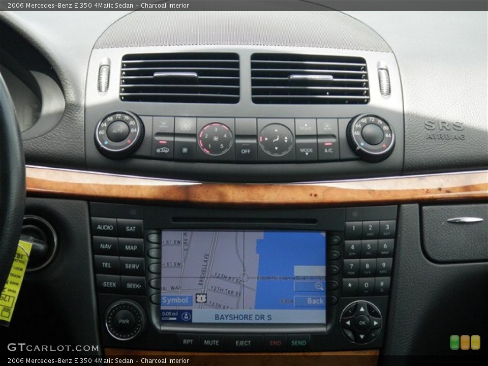 Charcoal Interior Controls for the 2006 Mercedes-Benz E 350 4Matic Sedan #68655706