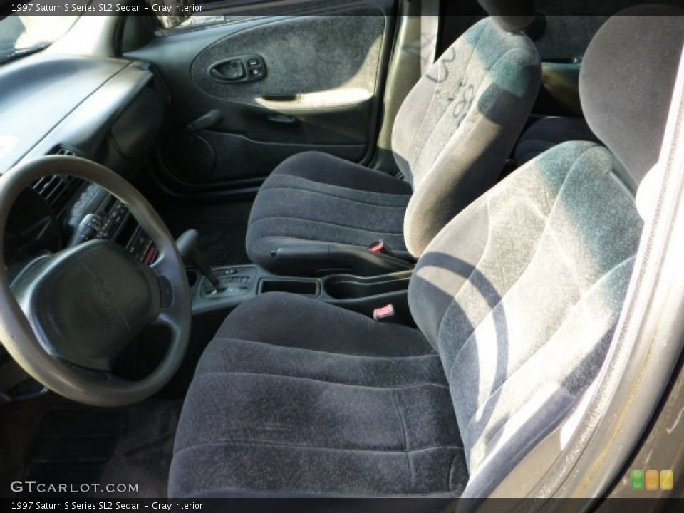 Gray Interior Front Seat for the 1997 Saturn S Series SL2 Sedan #68655895