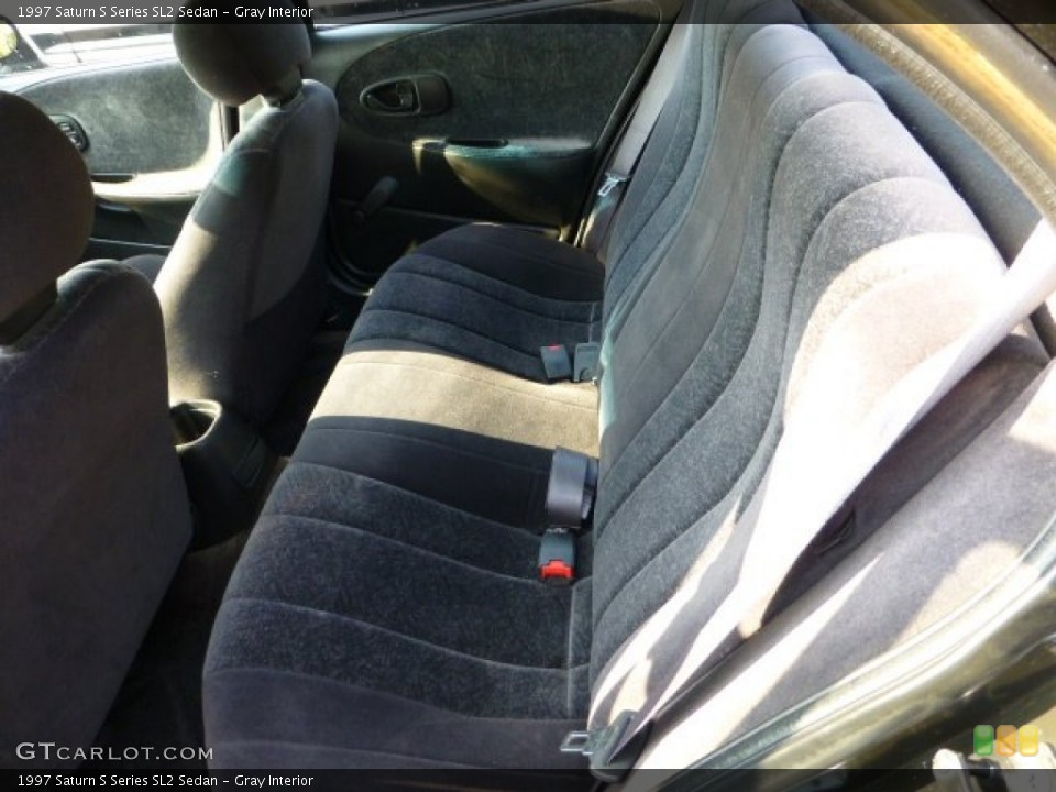 Gray Interior Rear Seat for the 1997 Saturn S Series SL2 Sedan #68655903