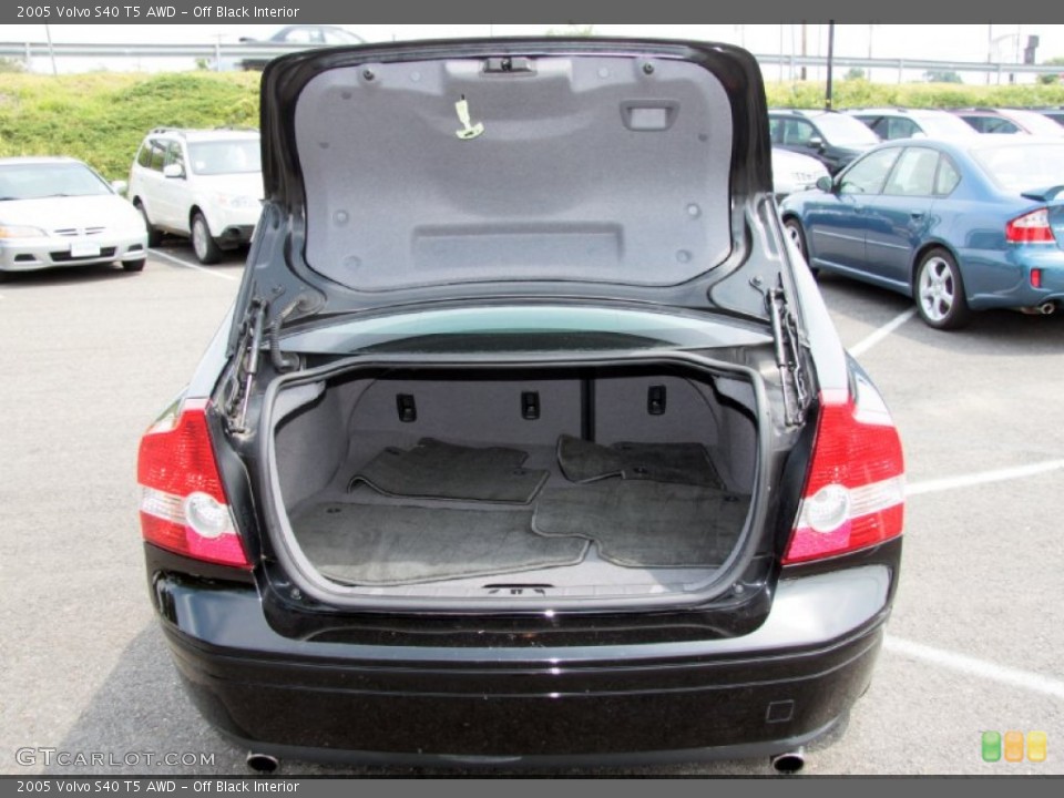 Off Black Interior Trunk for the 2005 Volvo S40 T5 AWD #68656396
