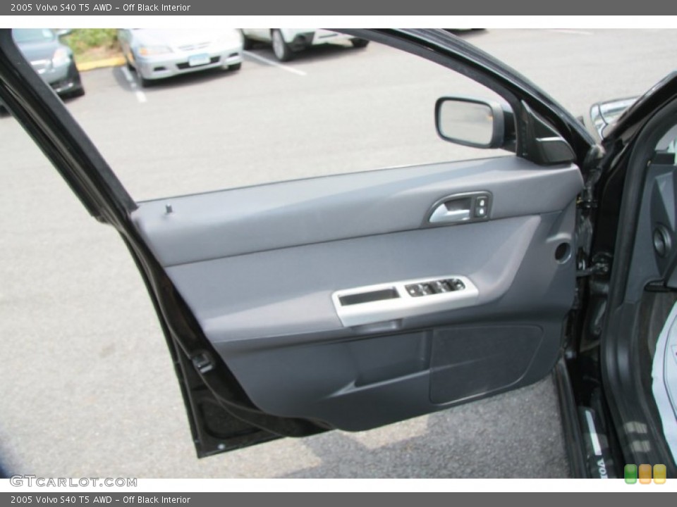 Off Black Interior Door Panel for the 2005 Volvo S40 T5 AWD #68656510