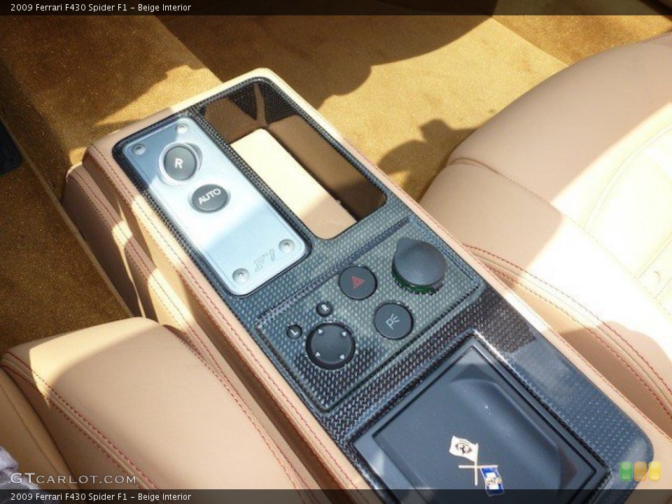 Beige Interior Transmission for the 2009 Ferrari F430 Spider F1 #68657848