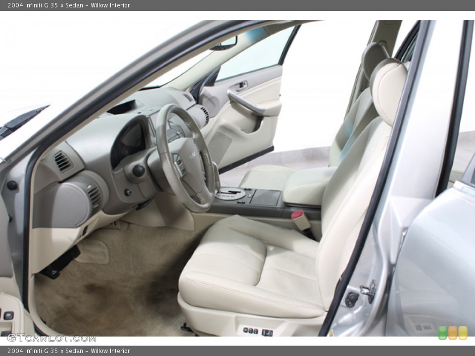 Willow Interior Front Seat for the 2004 Infiniti G 35 x Sedan #68658667