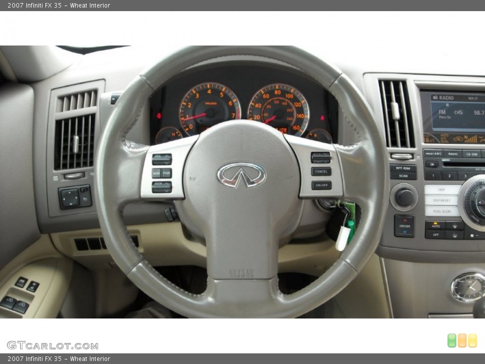 Wheat Interior Steering Wheel for the 2007 Infiniti FX 35 #68659459