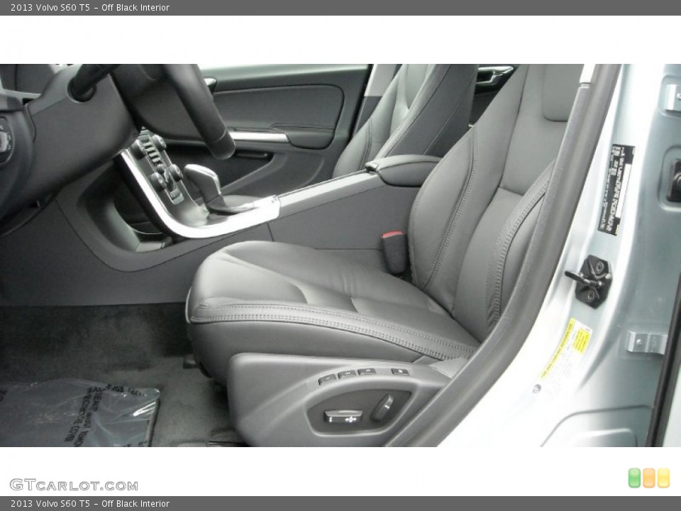 Off Black Interior Front Seat for the 2013 Volvo S60 T5 #68659756
